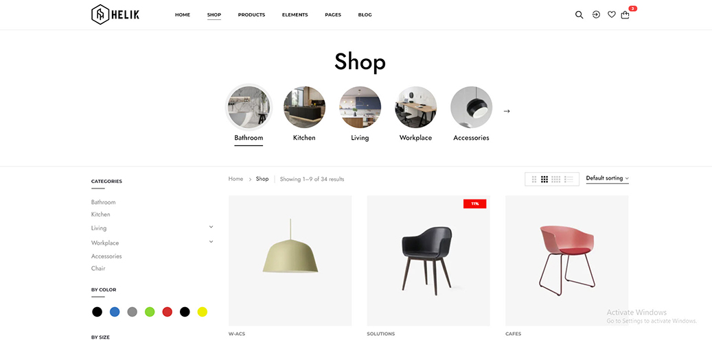 Shop Sidebar